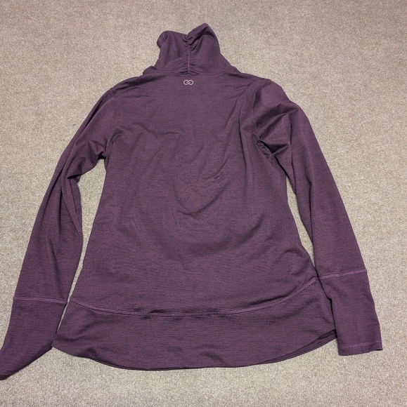 CALIA (XL) Purple Sweatshirt Loungewear Athleisure Carrie Underwood Funnel Neck - Picture 4 of 9